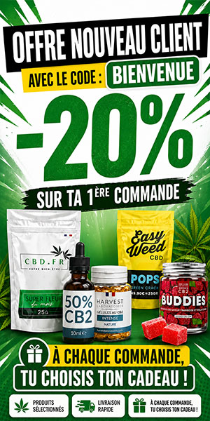 Promo Bienvenue CBD.fr